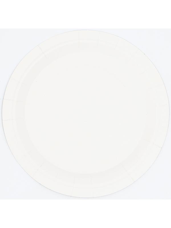 Тарелки бумажные, 6 шт, цвет черный