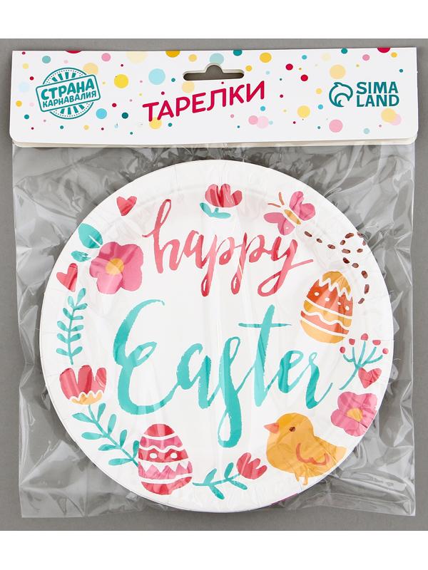 Тарелки бумажные «Пасха», 6 шт