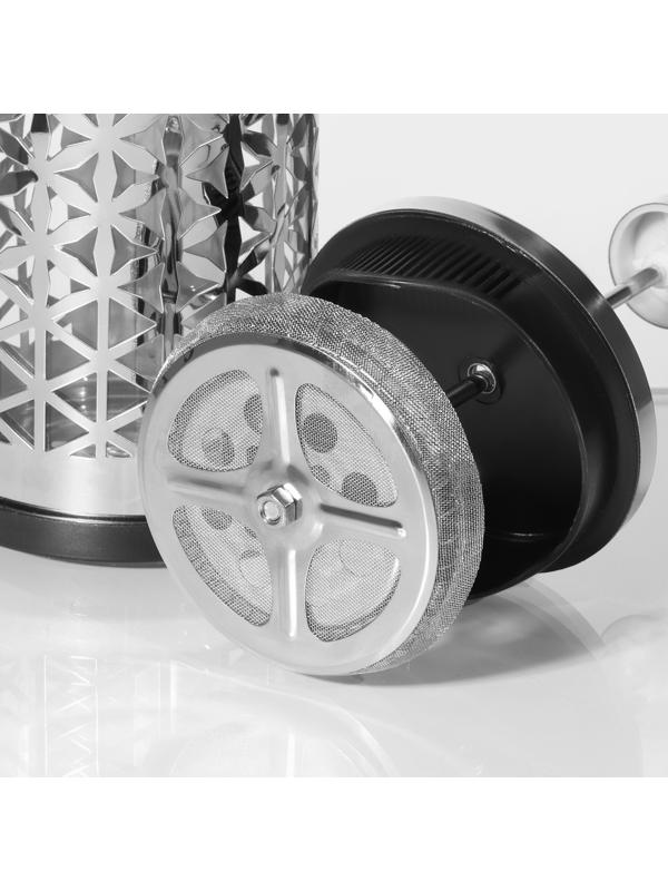 Чайник заварочный френч - пресс «Сейхо», 600 мл, стекло, нержавеющая сталь