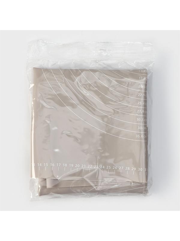 Силиконовый коврик с разлиновкой «Капучино», 70×50 см, цвет бежевый