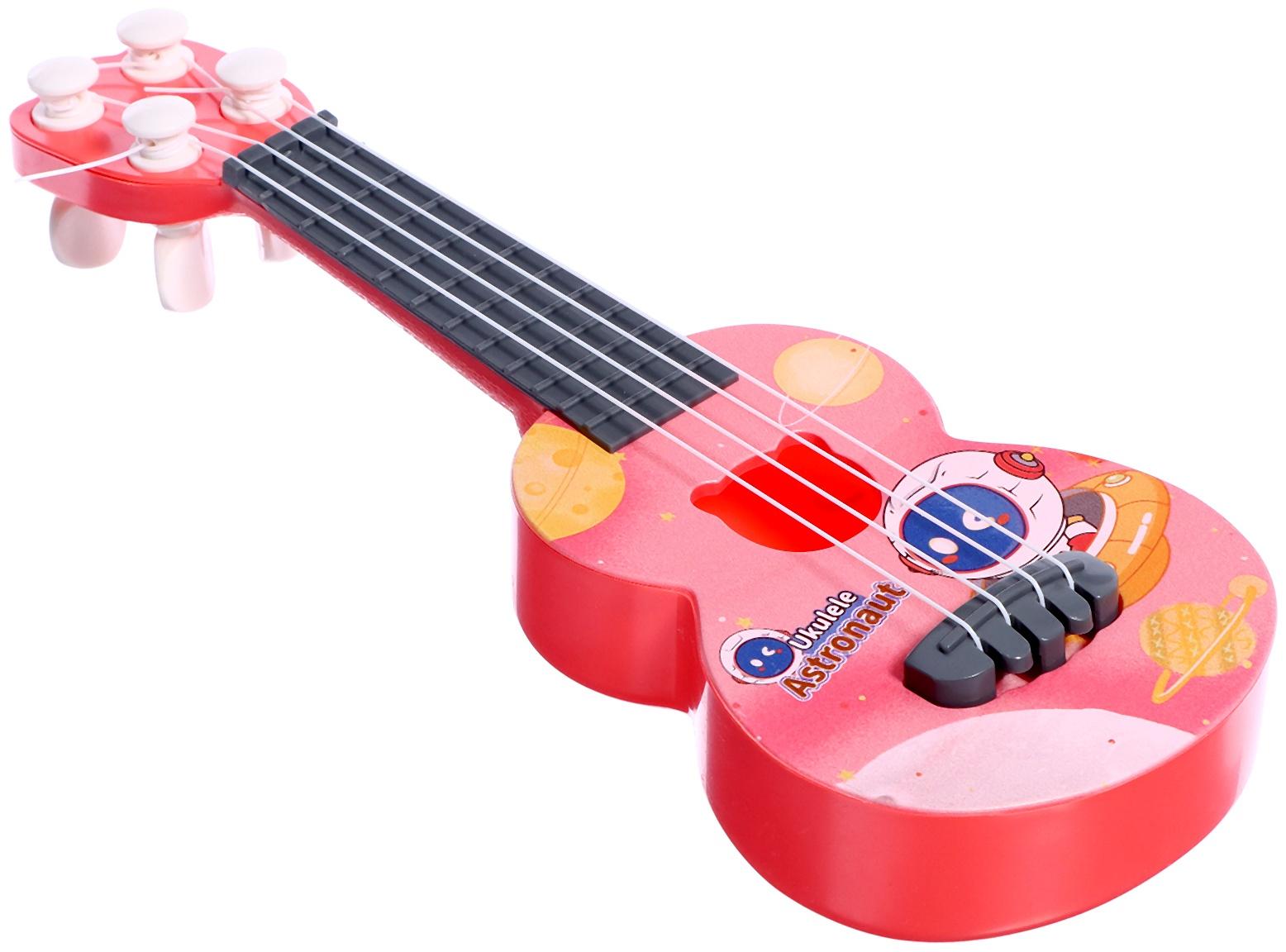 Игрушка музыкальная гитара «Астронавт. Сюрприз», цвета МИКС