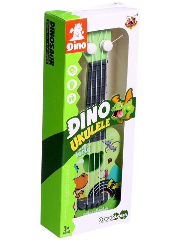 Игрушка музыкальная гитара «Динозаврик», цвета МИКС