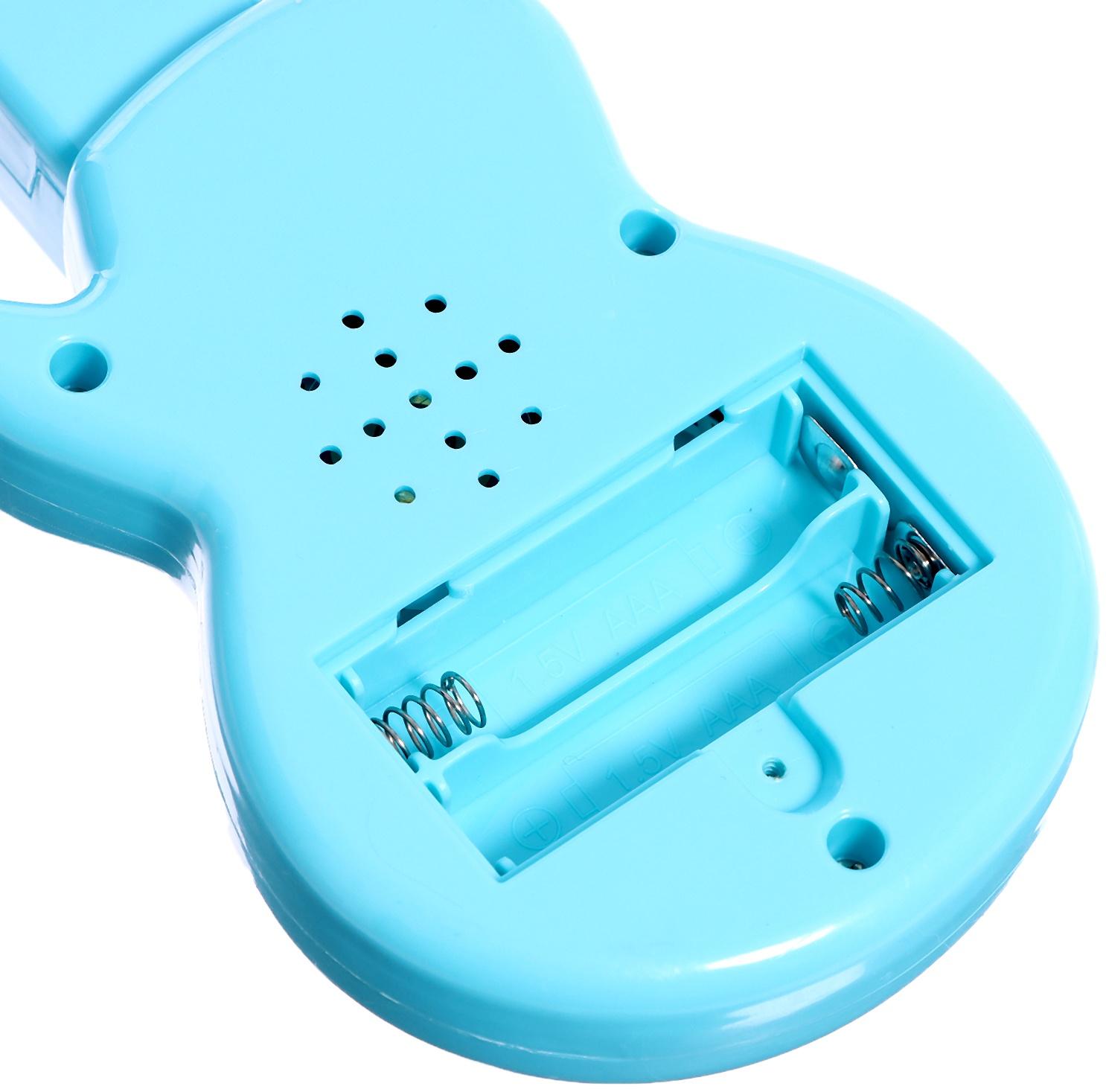 Игрушка музыкальная гитара «Коровка», звуковые эффекты, цвета МИКС