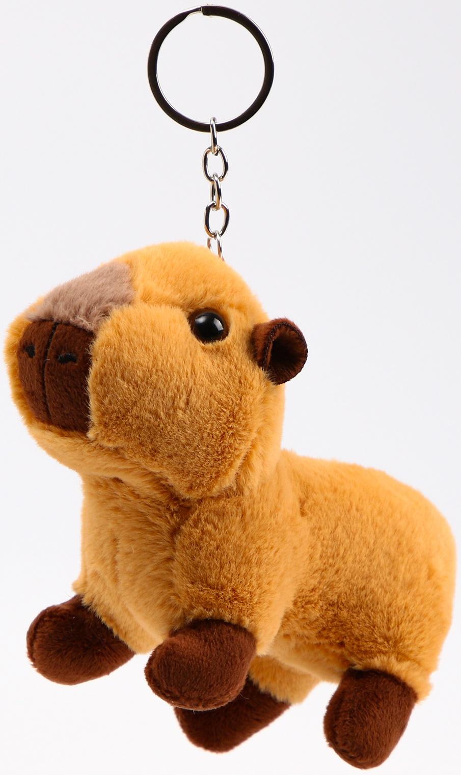 Мягкая игрушка «Капибара» на брелоке, 14 см