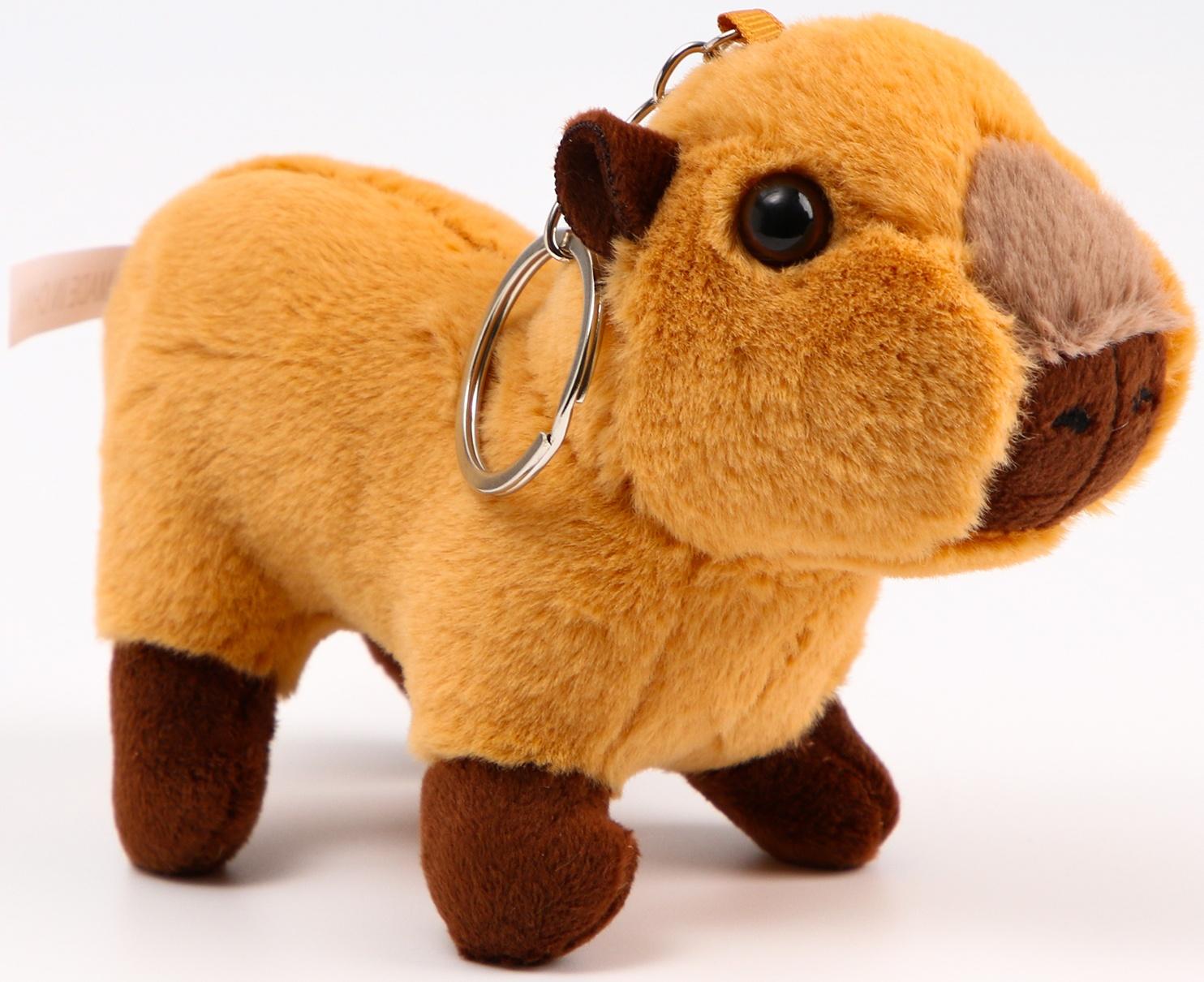Мягкая игрушка «Капибара» на брелоке, 14 см