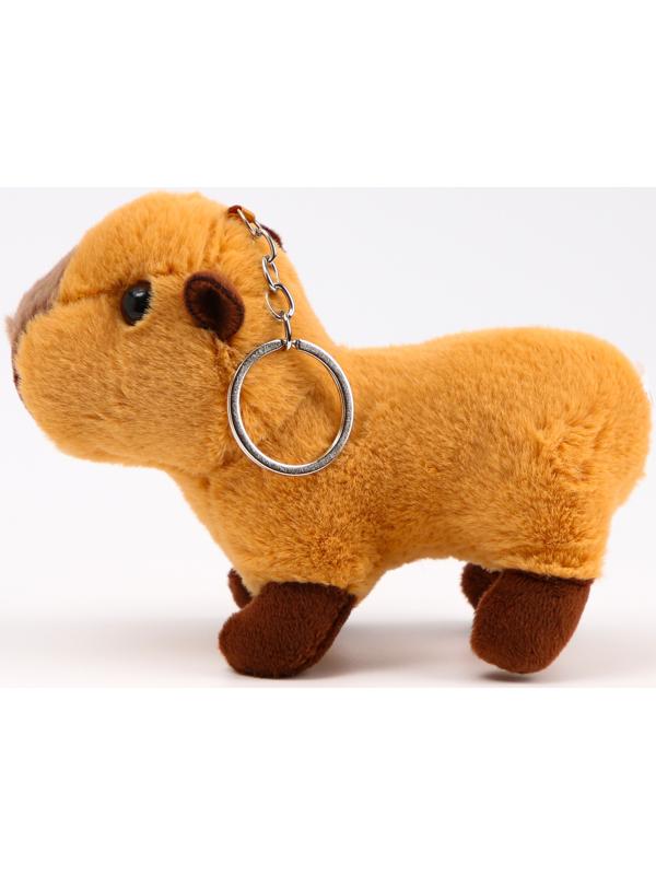 Мягкая игрушка «Капибара» на брелоке, 14 см