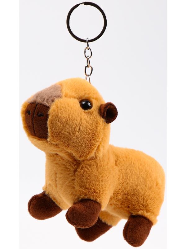 Мягкая игрушка «Капибара» на брелоке, 14 см