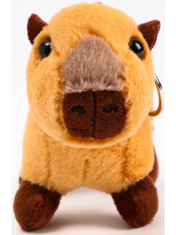 Мягкая игрушка «Капибара» на брелоке, 14 см