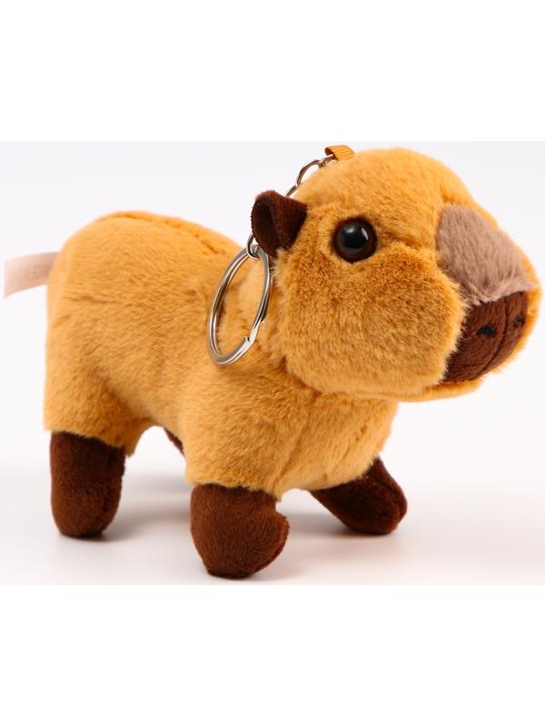Мягкая игрушка «Капибара» на брелоке, 14 см