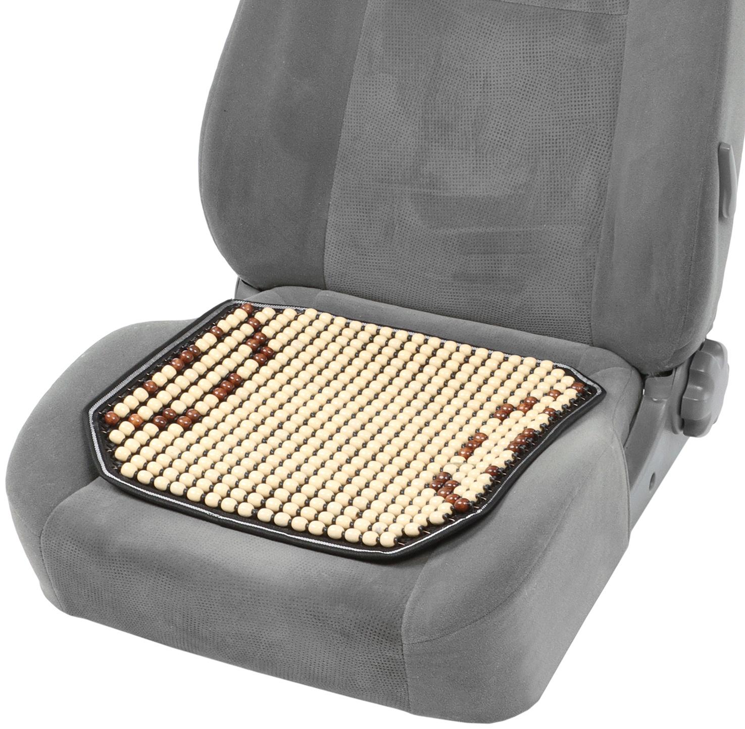 Накидка-массажер на сиденье 45×45 см, дерево, коричневый