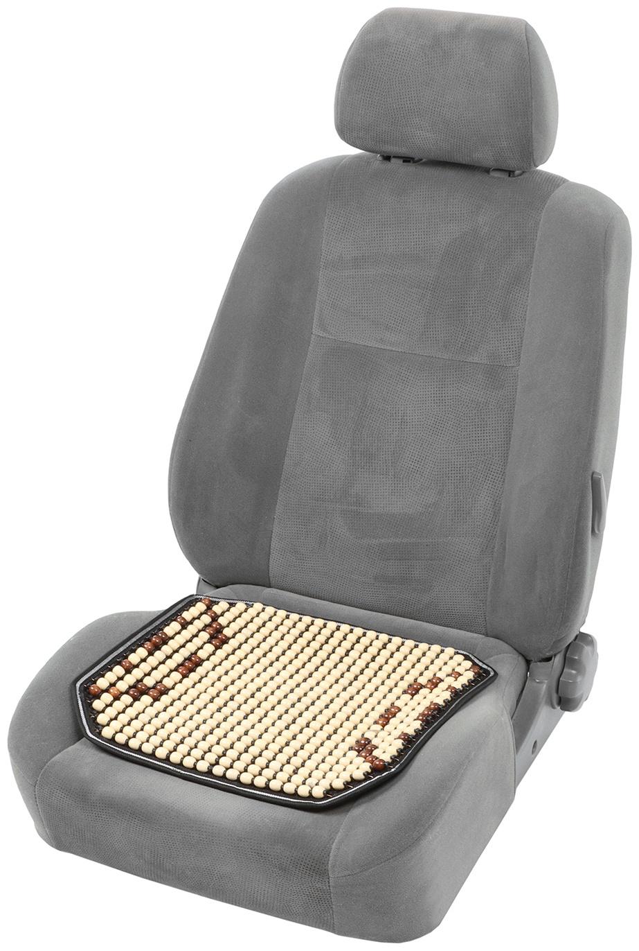 Накидка-массажер на сиденье 45×45 см, дерево, коричневый