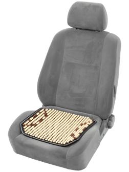 Накидка-массажер на сиденье 45×45 см, дерево, коричневый