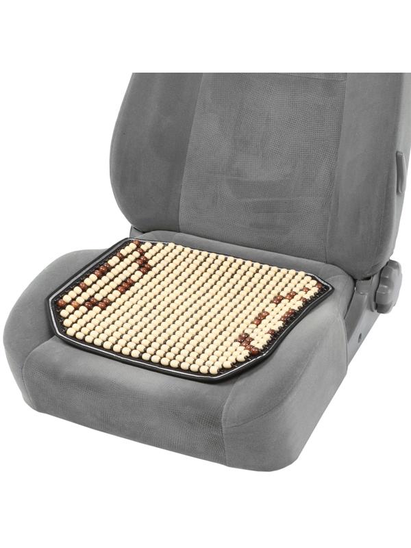 Накидка-массажер на сиденье 45×45 см, дерево, коричневый