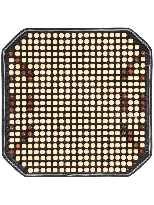 Накидка-массажер на сиденье 45×45 см, дерево, коричневый