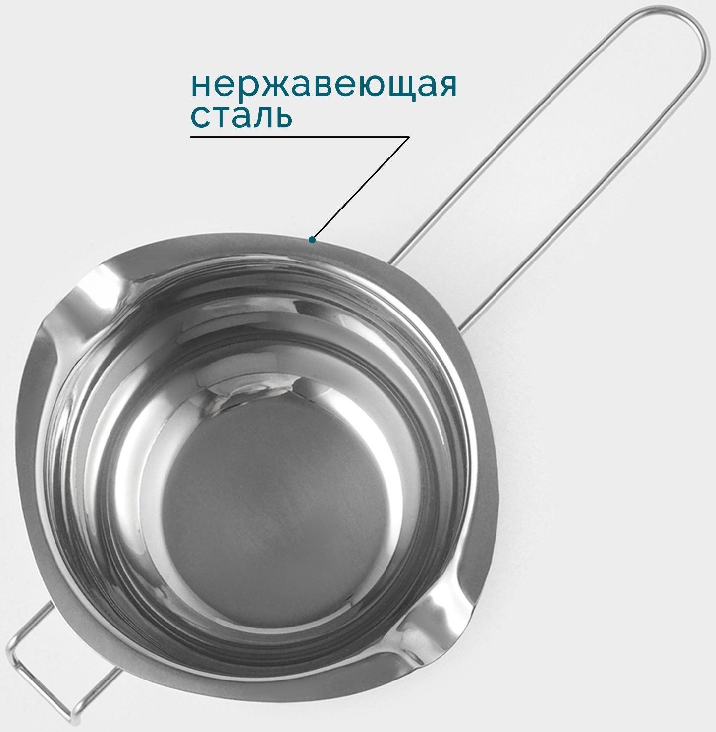 Миска из нержавеющей стали для водяной бани Hanna Knövell, 670 мл, 16×7 см