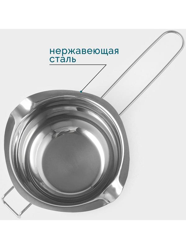 Миска из нержавеющей стали для водяной бани Hanna Knövell, 670 мл, 16×7 см