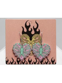 Серьги акрил 