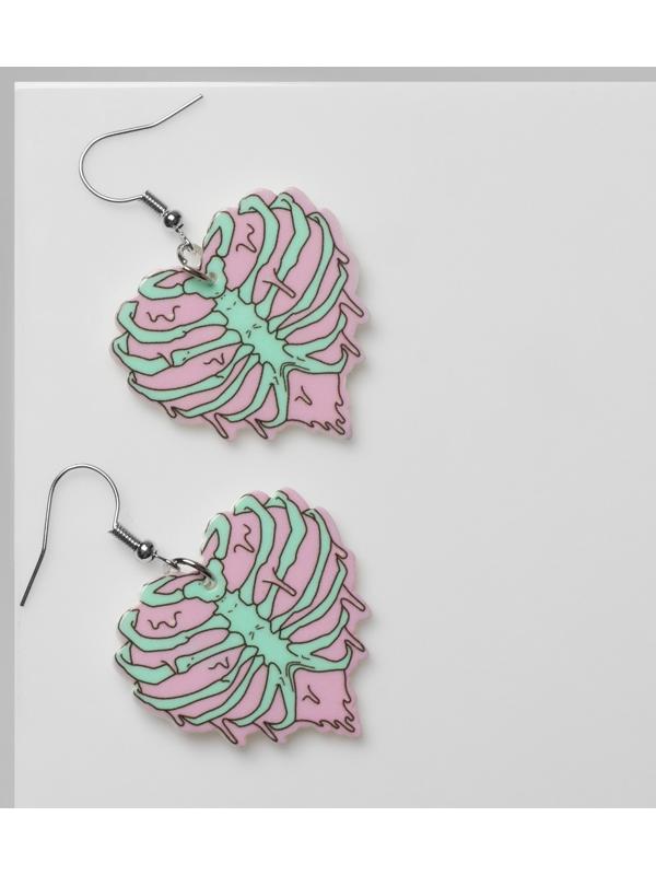 Серьги акрил 