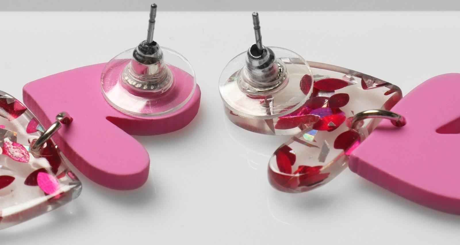 Серьги акрил 