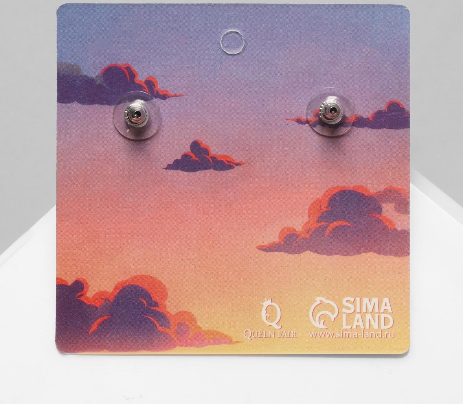 Серьги акрил 