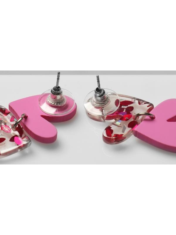 Серьги акрил 