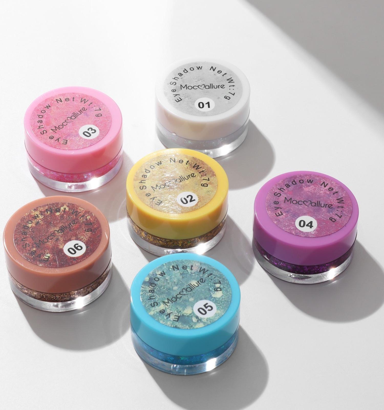 Комплект детский 2 предмета: клипсы, глиттер 