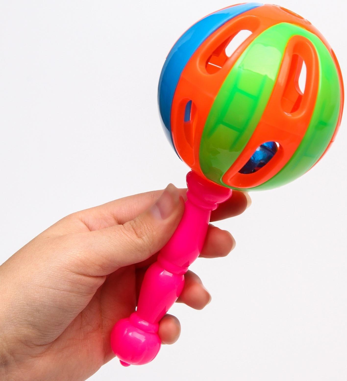 Набор погремушек «Яркий маракас», 2 шт, цвет МИКС