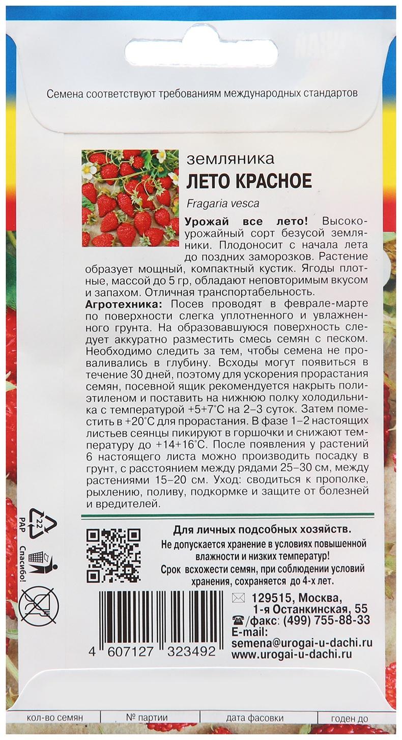 Семена Земляника 