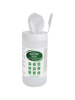Салфетки Абактерил-Контакт № 60 влажные (13.6x17см) (В БАНКЕ), бесспиртовые