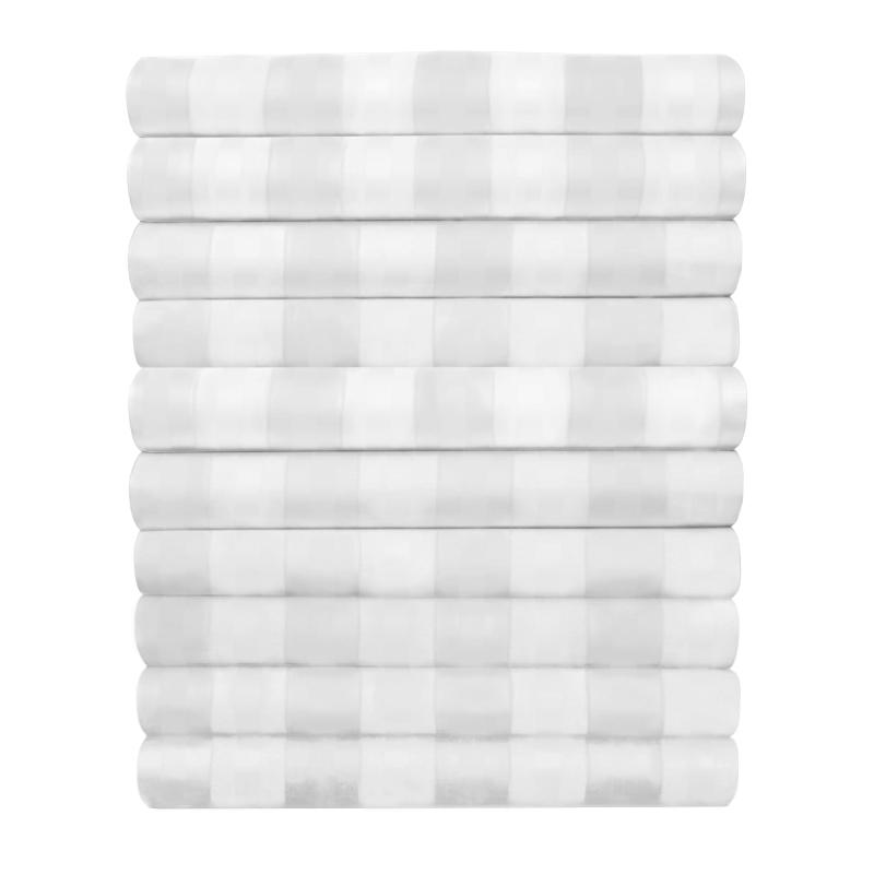 Пододеяльник 148х210 Страйп-сатин 3х3 140 гр/м2,белый,10 шт