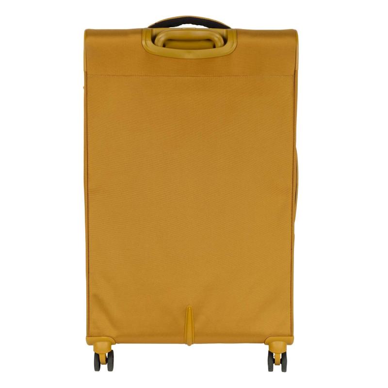 Чемодан тканевый облегченный большой,(3-ой) Yellow желтый (28),Р2007