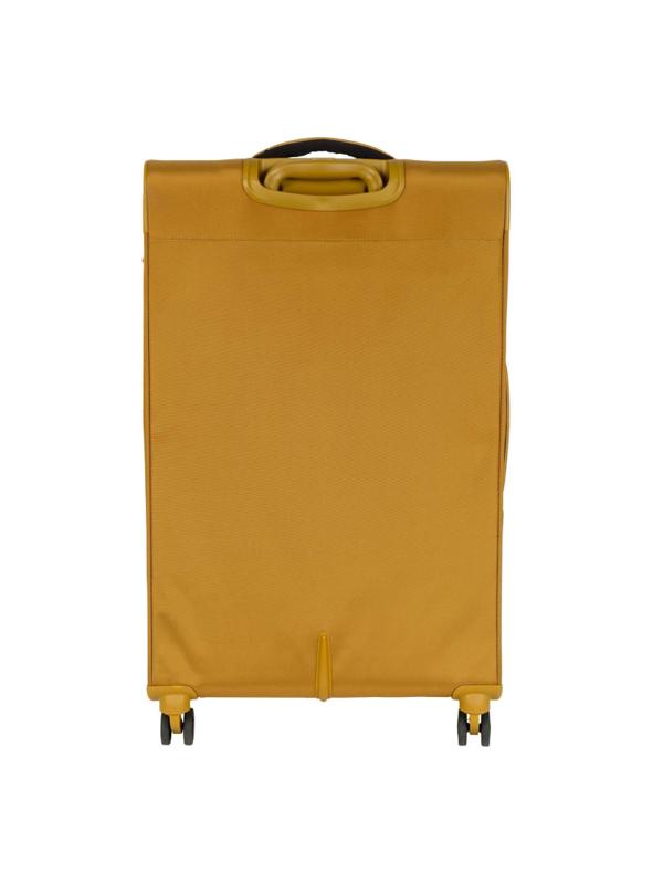 Чемодан тканевый облегченный большой,(3-ой) Yellow желтый (28),Р2007