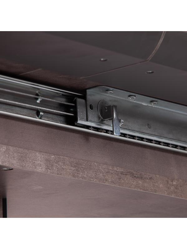 Стол обеденный UT_SKAT ЛДСП/МДФ 120-160х80х75см, Оникс/Графит