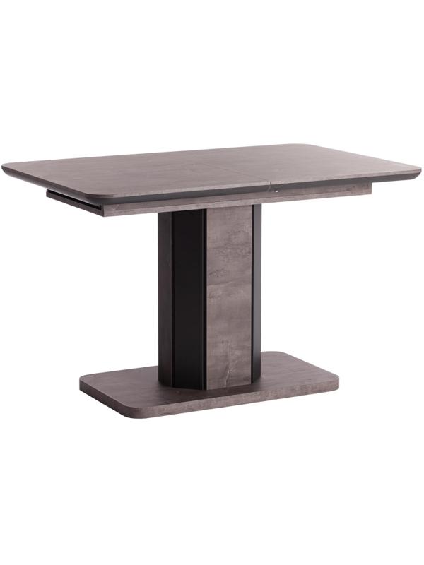 Стол обеденный UT_SKAT ЛДСП/МДФ 120-160х80х75см, Оникс/Графит