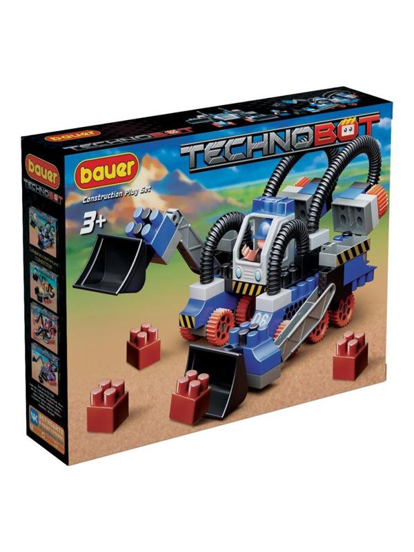 Конст-р Technobot, набор с роботом и пилотом, 88 эл