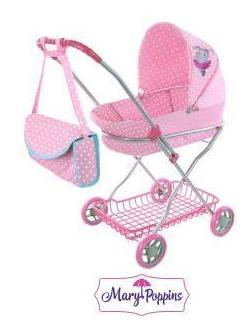 Коляска люлька Зайка 63*35*71см, белая коробка