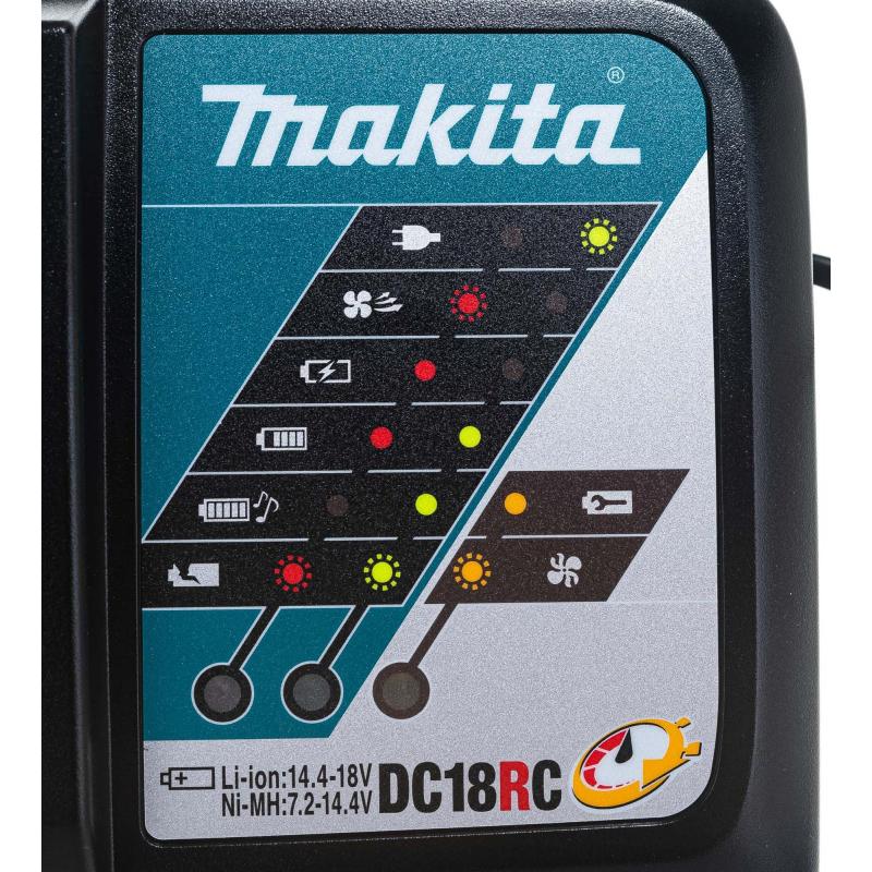 Аккумулятор +ЗУ LXT Makita DC18RC+2xBL1840B, 18В, 2х4Ач Li-ion (198310-8)