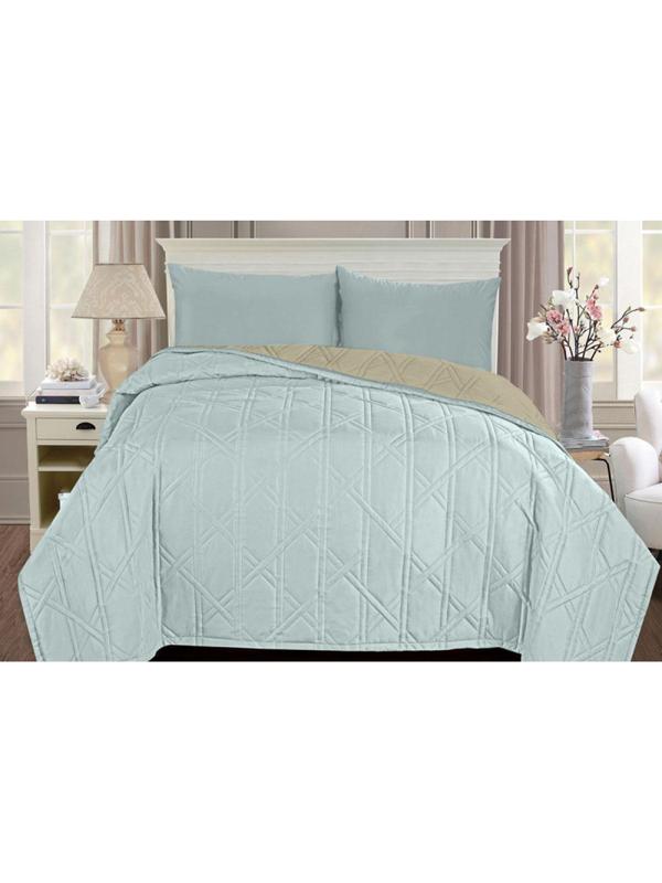 Покрывало Arti 210х230см, биософт, модерн серебро