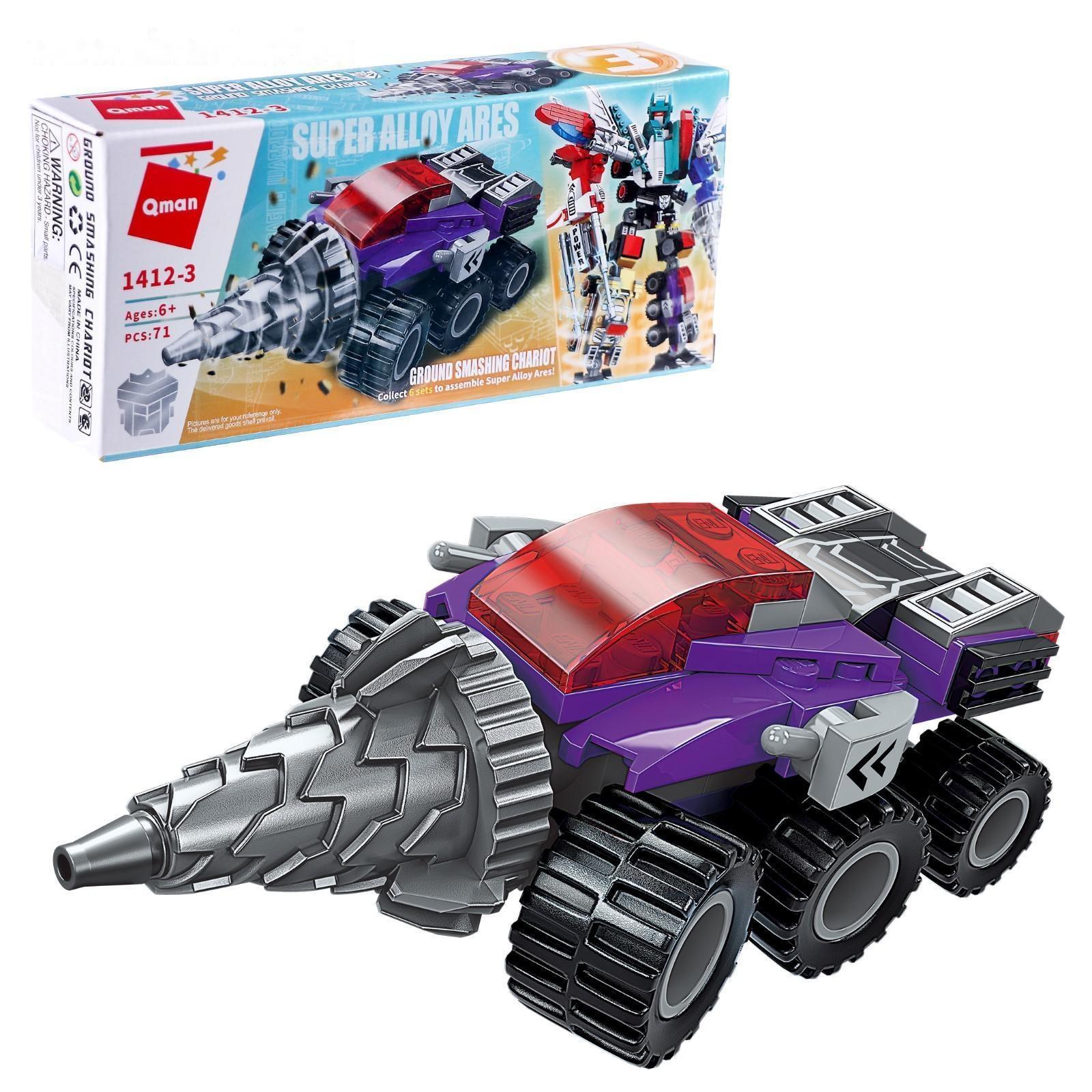 Конструкторов Робот «Машина с буром» 1412-3 / 1 шт.