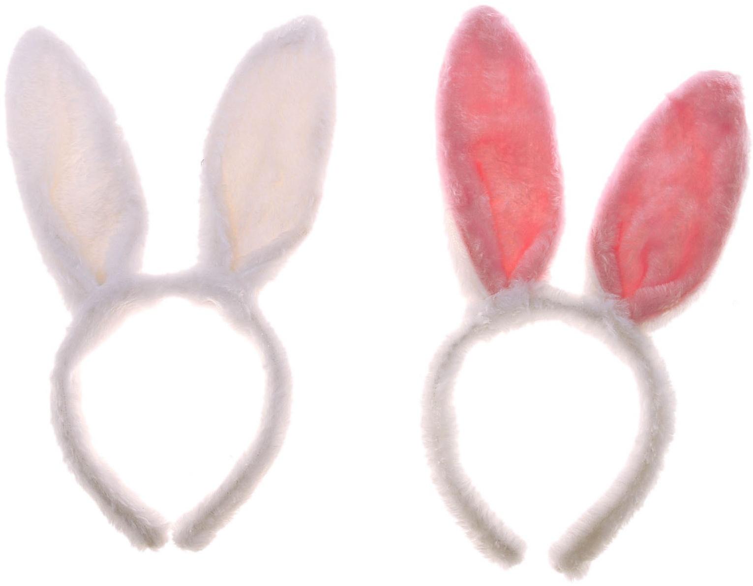 Карнавальный ободок «Ушки», меховые, цвета МИКС