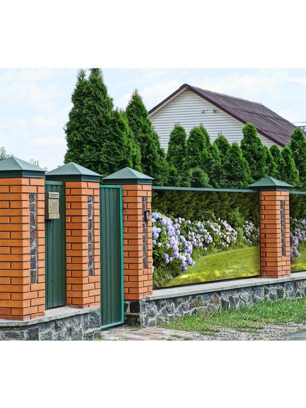 Фотобаннер, 300 × 160 см, с фотопечатью, люверсы шаг 1 м, «Гортензия»