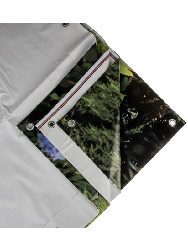 Фотобаннер, 300 × 160 см, с фотопечатью, люверсы шаг 1 м, «Гортензия»