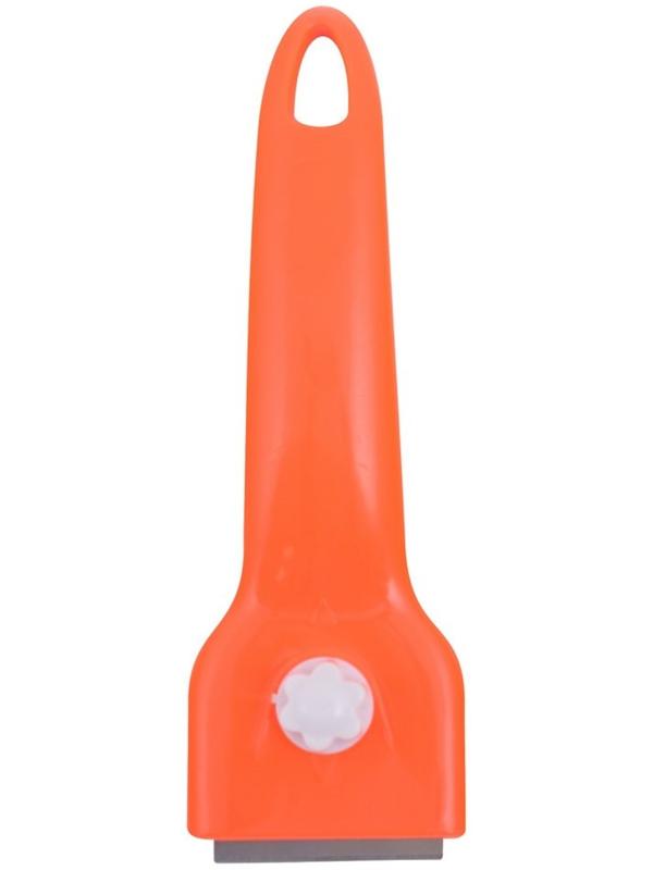 Скребок для стеклокерамики «Эконом», + 4 лезвия, цвет МИКС