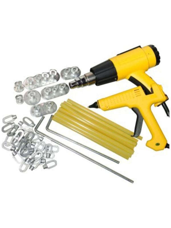 Набор WIEDERKRAFT WDK-9017, для выправления вмятин, клеевой