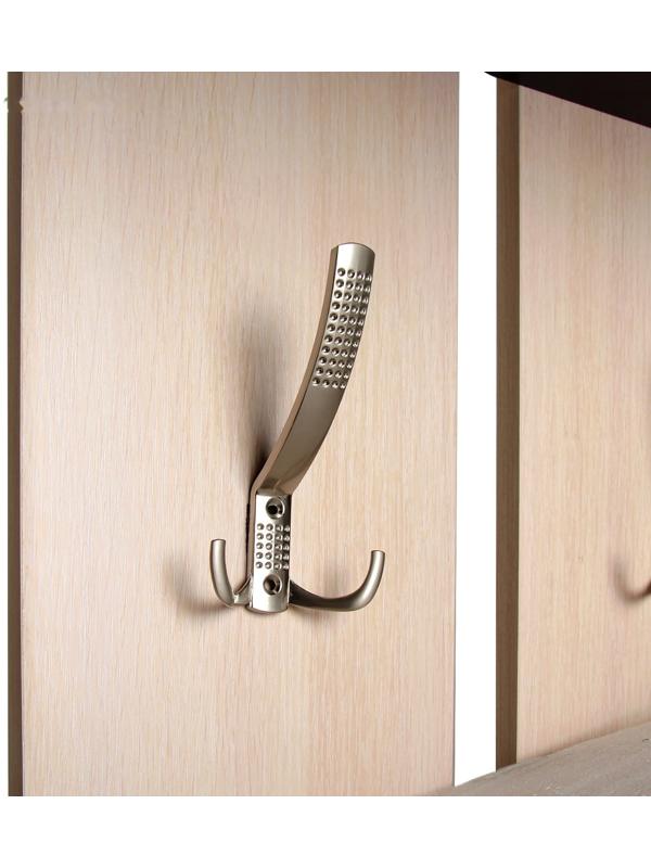 Прихожая Ксения -1 левая, 2150х1500х385, Венге/Дуб молочный