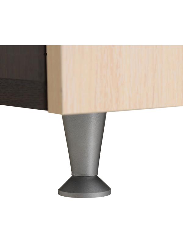 Прихожая Ксения -1 левая, 2150х1500х385, Венге/Дуб молочный