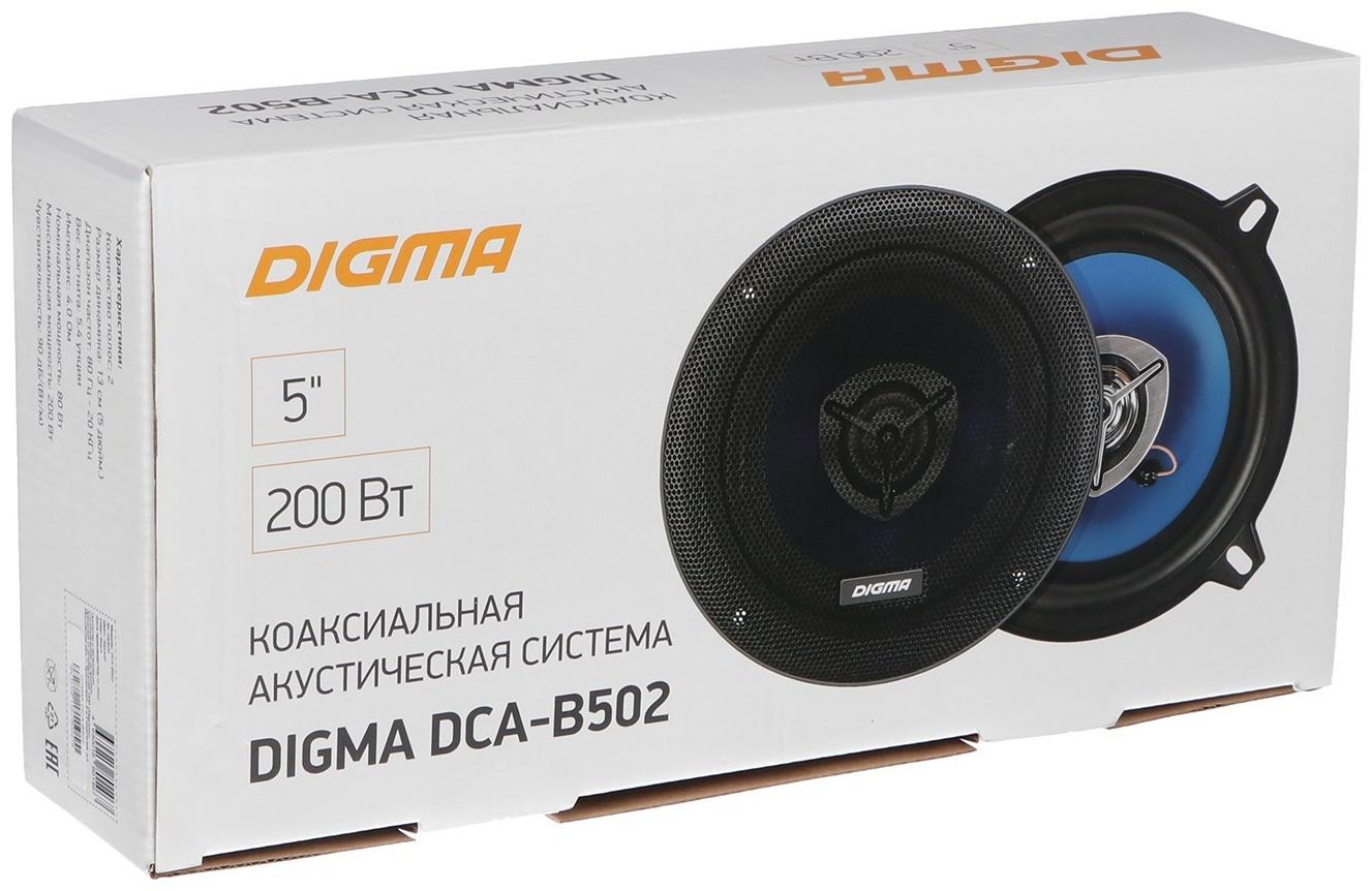 Акустическая система Digma DCA-B502, 13 см, 200 Вт, набор 2 шт