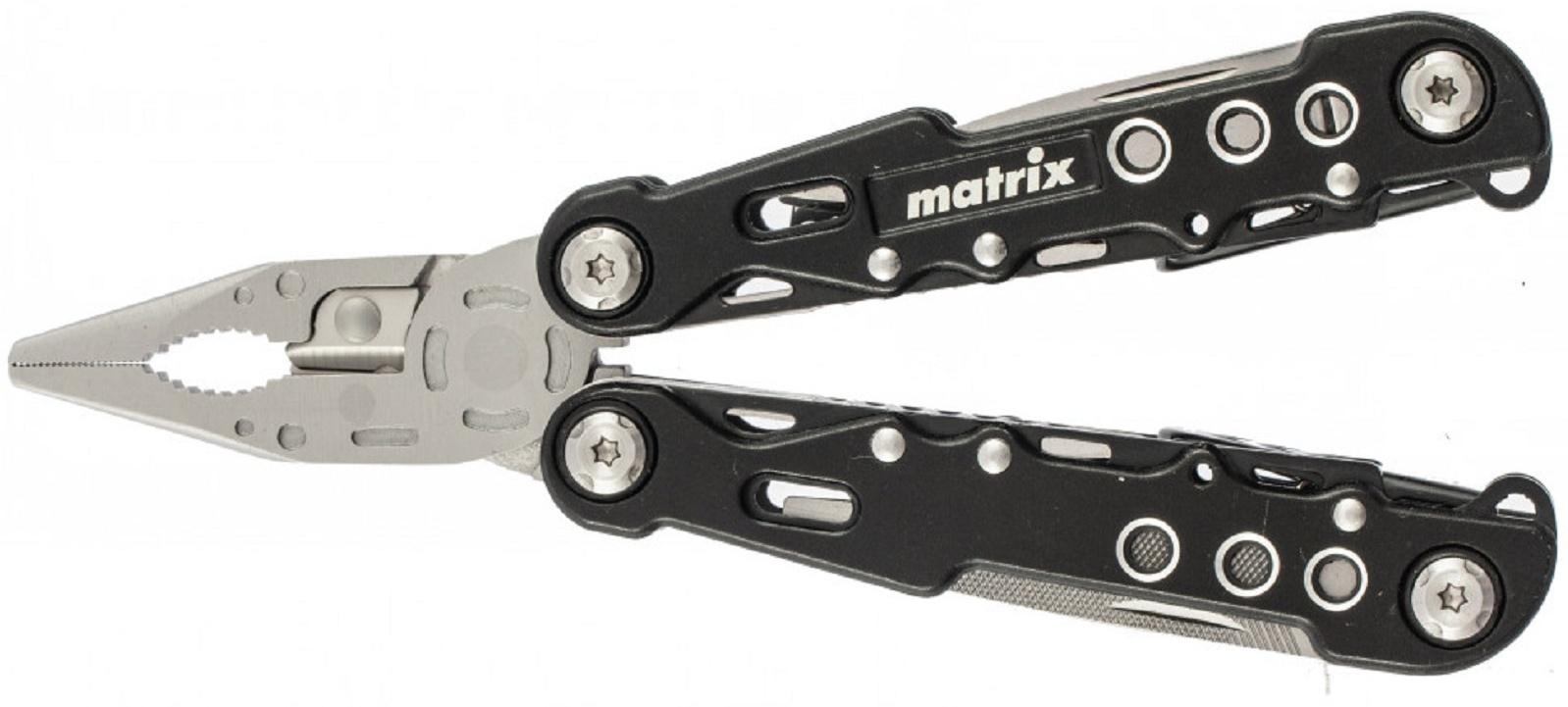 Многофункциональный инструмент Matrix 17622, 13 функций, авторазжим, трансформер, 165 мм