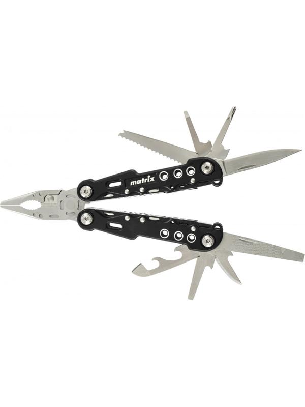 Многофункциональный инструмент Matrix 17622, 13 функций, авторазжим, трансформер, 165 мм