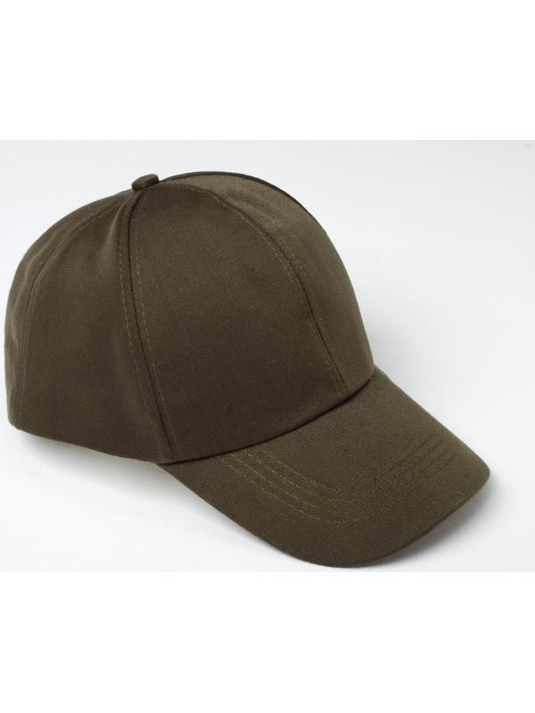 Бейсболка однотонная MINAKU, размер 58, цвет зеленый